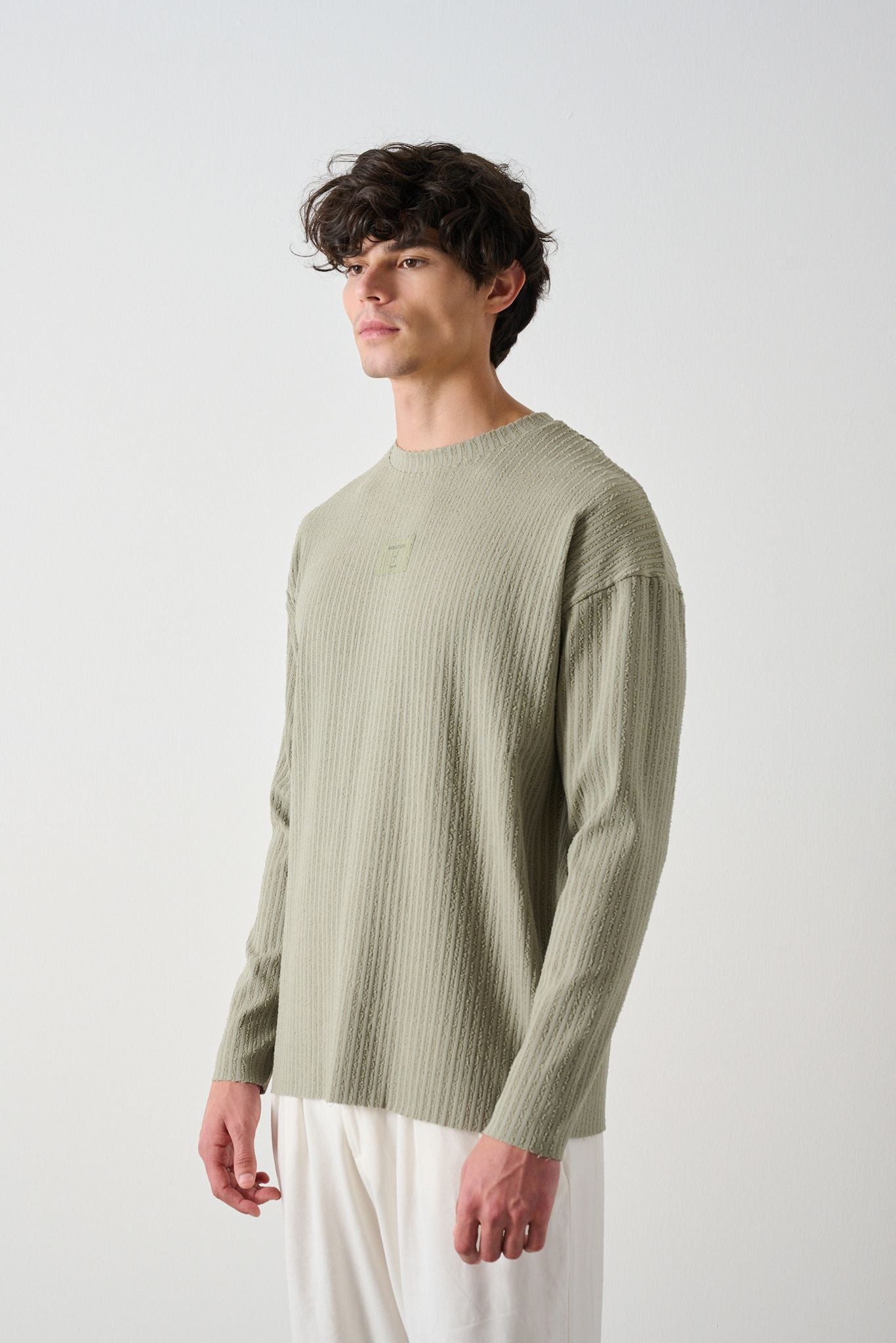 Modern Couture Patterned Oversized Knitwear