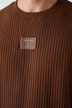 Modern Couture Patterned Oversized Knitwear