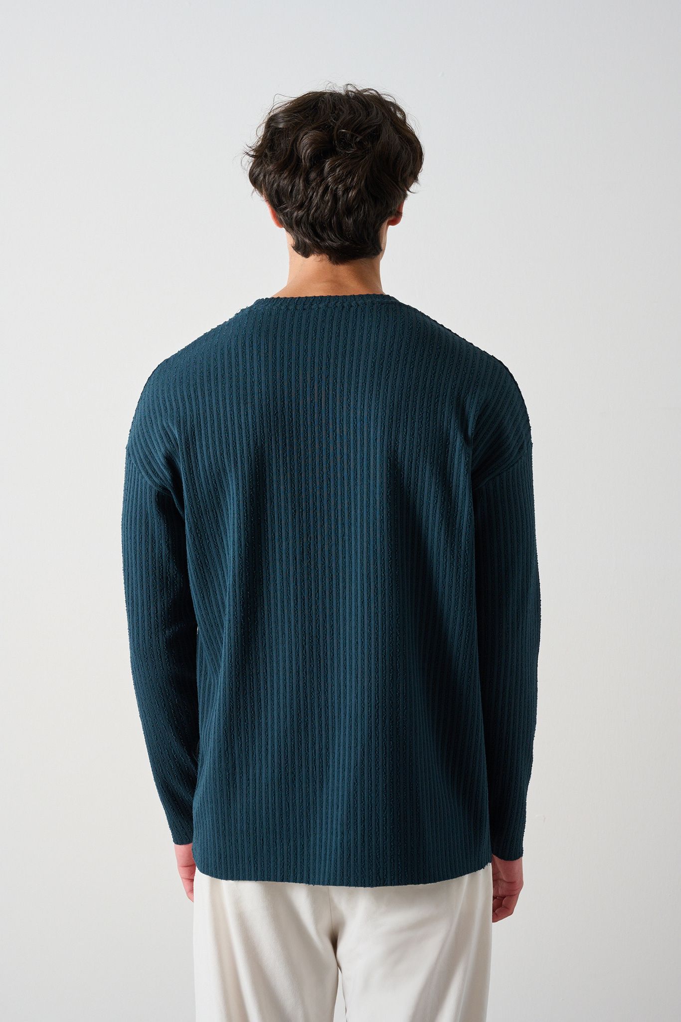 Modern Couture Patterned Oversized Knitwear