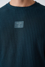 Modern Couture Patterned Oversized Knitwear