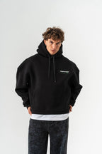 FleurNoir No.111 Oversized Floral Print Hoodie