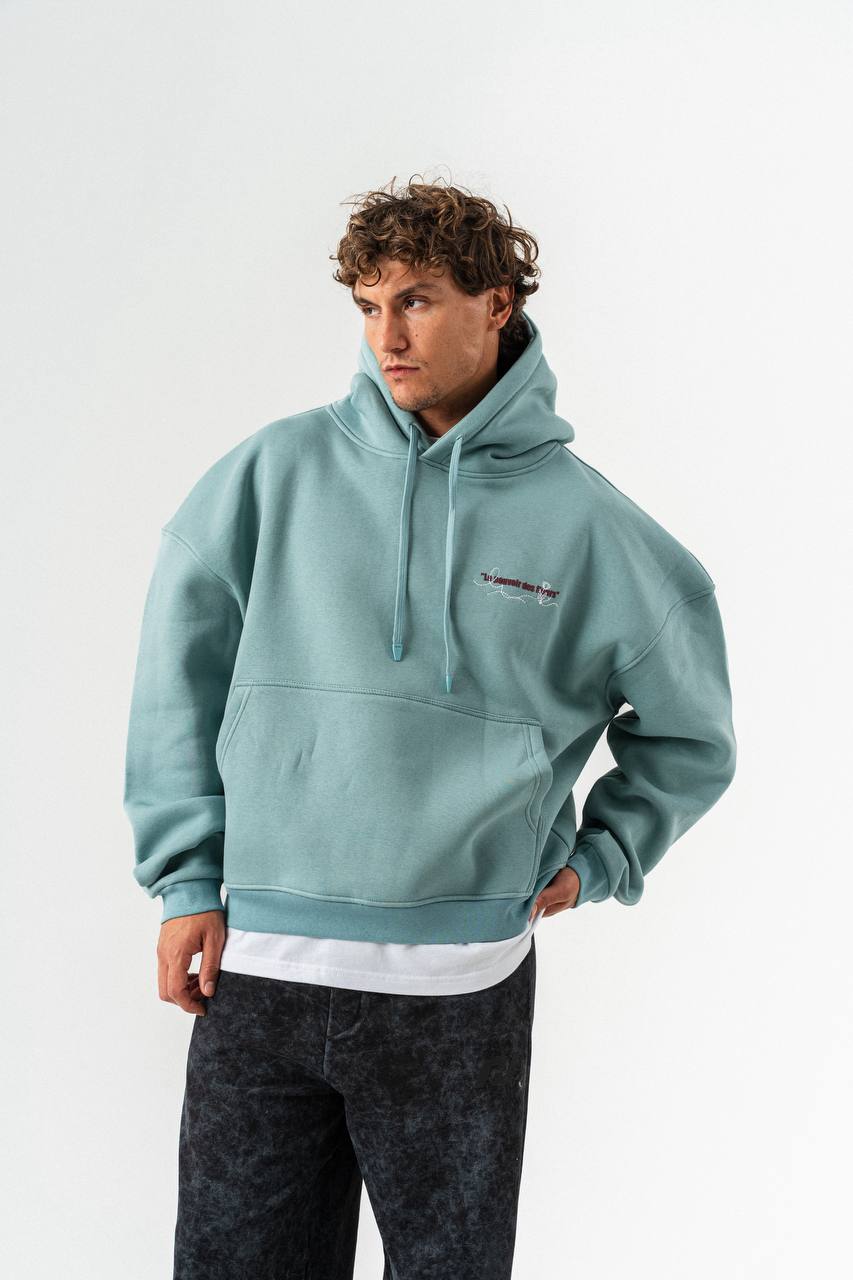 FleurNoir No.111 Oversized Floral Print Hoodie