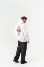 FleurNoir No.111 Oversized Floral Print Hoodie