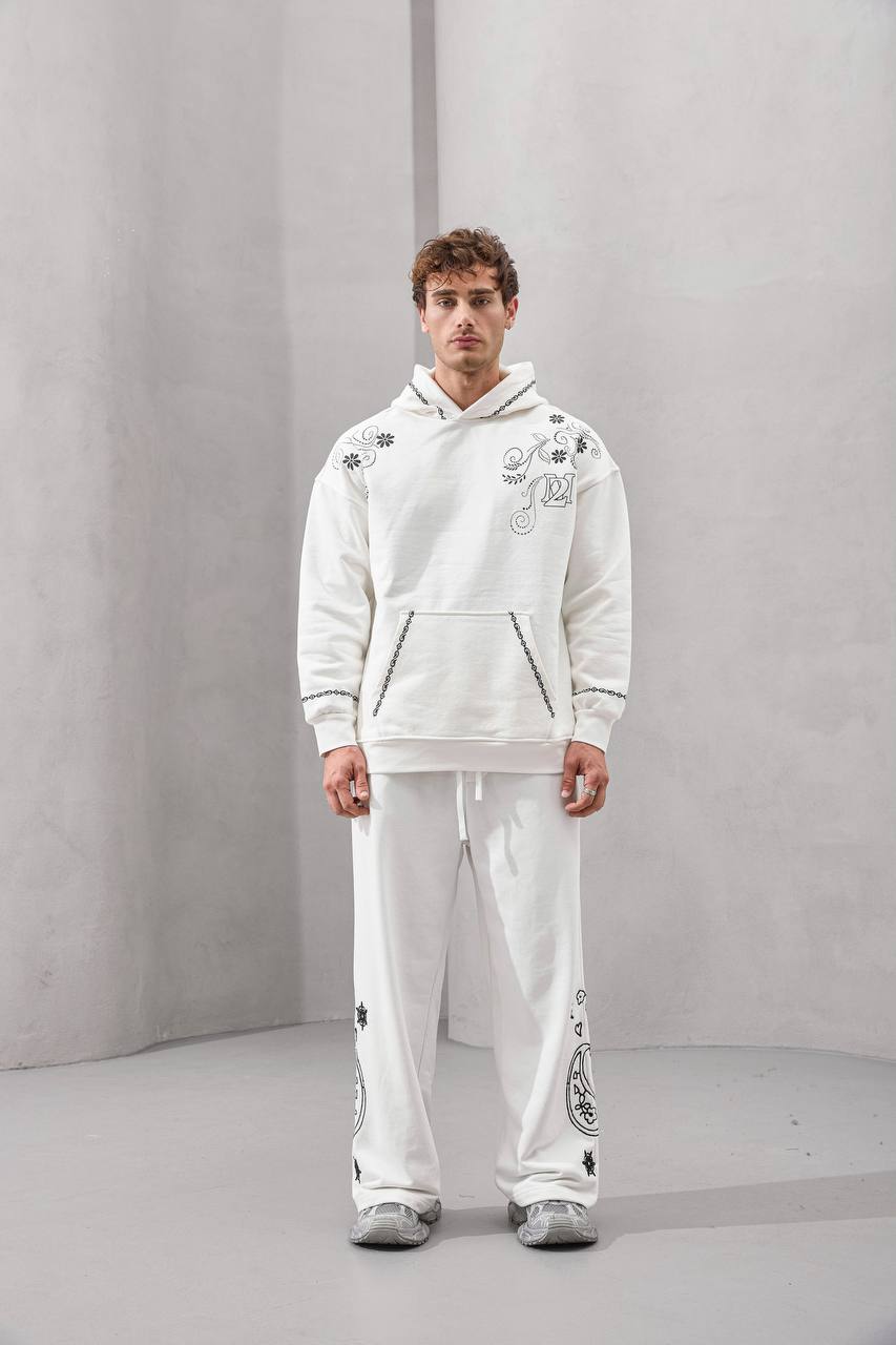 Freedom Is Not Free Floral Embroidered Hoodie