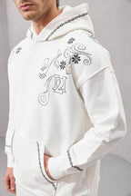 Freedom Is Not Free Floral Embroidered Hoodie