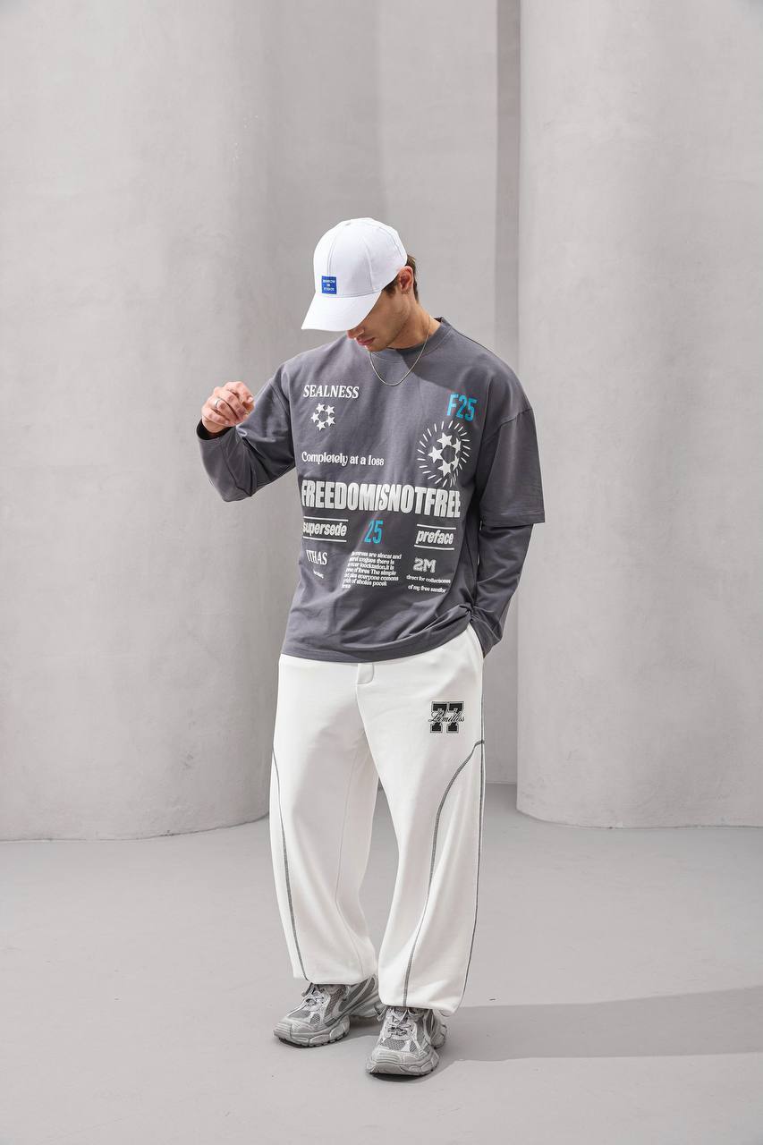 Freedom Layered Long Sleeve Tee