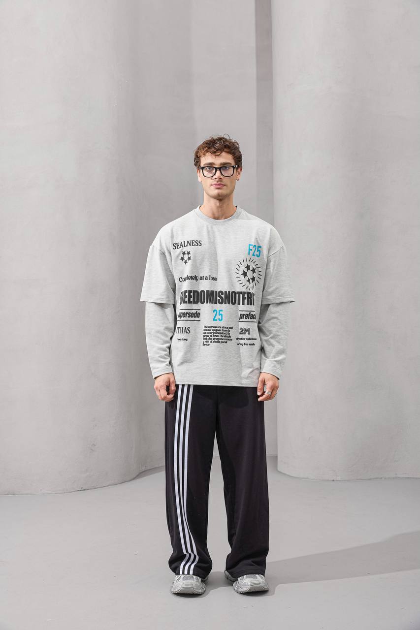 Freedom Layered Long Sleeve Tee