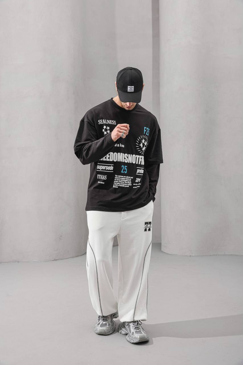 Freedom Layered Long Sleeve Tee