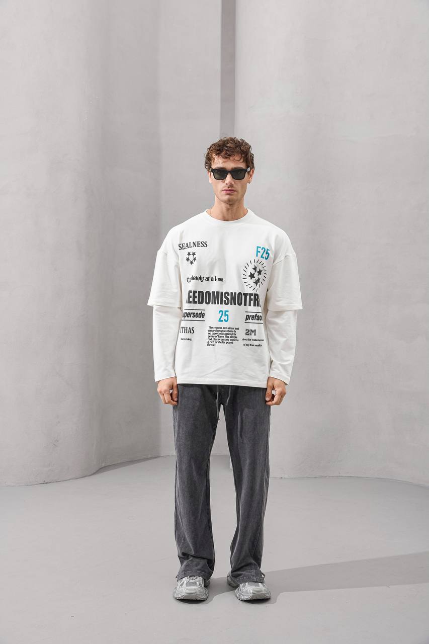 Freedom Layered Long Sleeve Tee