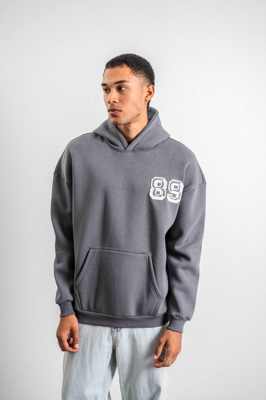Funny '89' Graphic Hoodie with Humorous Quote
