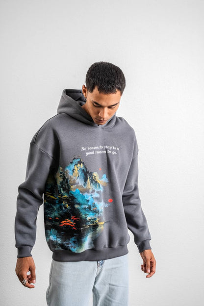 Galaxy View Oversize Sweatshirt