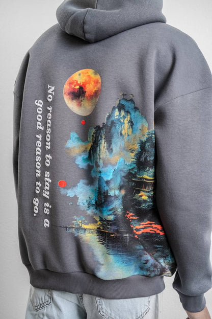 Galaxy View Oversize Sweatshirt