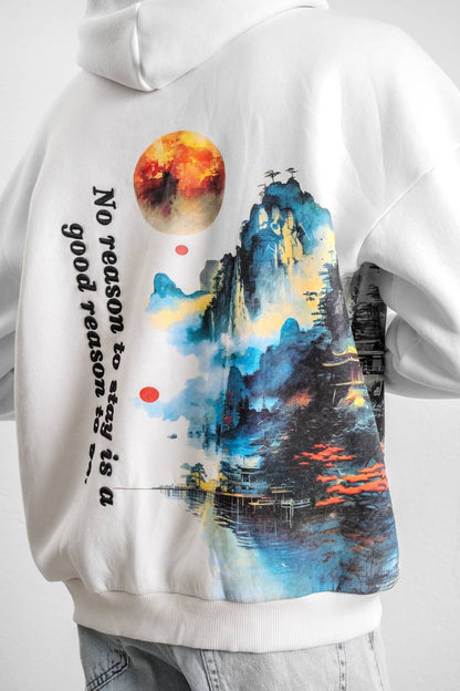 Galaxy View Oversize Sweatshirt