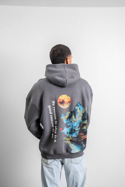 Galaxy View Oversize Sweatshirt