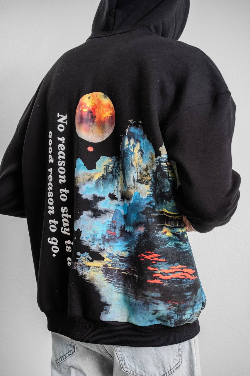 Galaxy View Oversize Sweatshirt