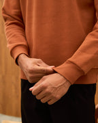 Heavyweight Oversize Quarter Zip Sweatshirt for Men - Minimalist Funnel Neck Fleece Pullover