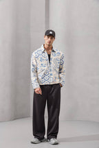 Heritage Tiles Zip-Up Jacket