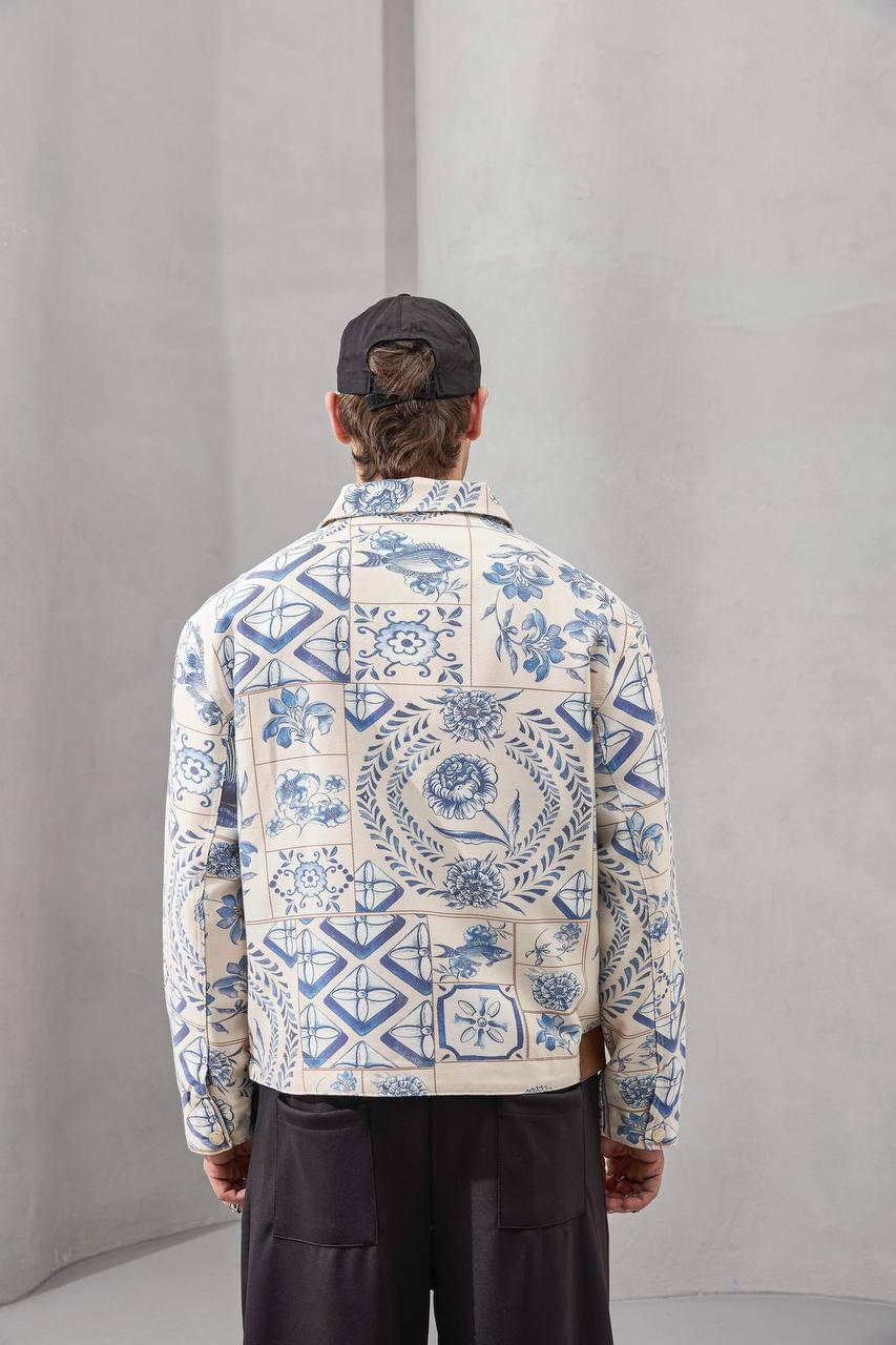 Heritage Tiles Zip-Up Jacket.