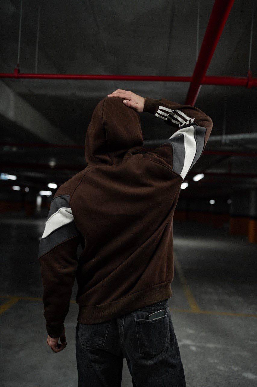 Real Madrid Hooded Oversized Sweatshirt - Stylish and Comfortable.