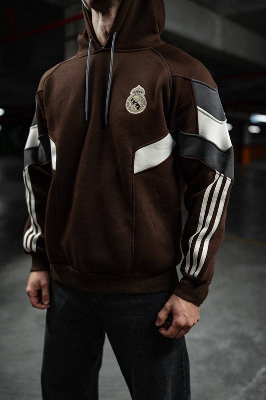 Real Madrid Hooded Oversized Sweatshirt - Stylish and Comfortable