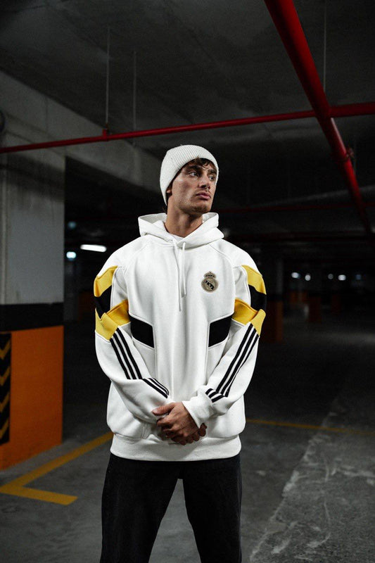 Real Madrid Hooded Oversized Sweatshirt - Stylish and Comfortable