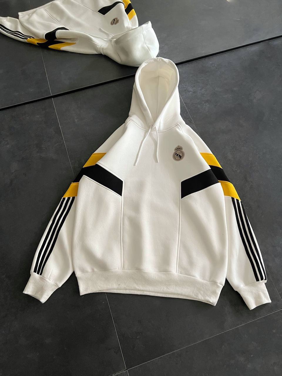 Real Madrid Hooded Oversized Sweatshirt - Stylish and Comfortable