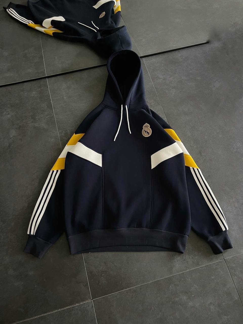 Real Madrid Hooded Oversized Sweatshirt - Stylish and Comfortable