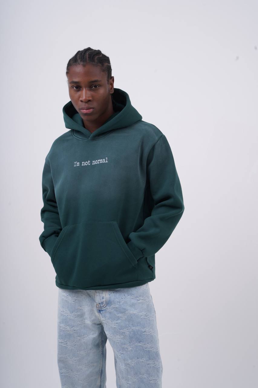 "I'm Not Normal" Graphic Hoodie