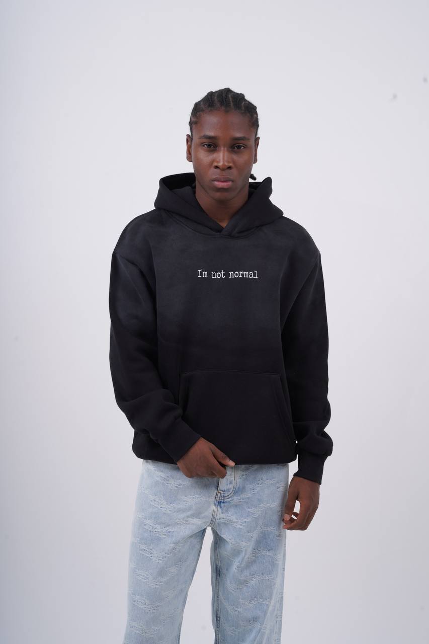 "I'm Not Normal" Graphic Hoodie