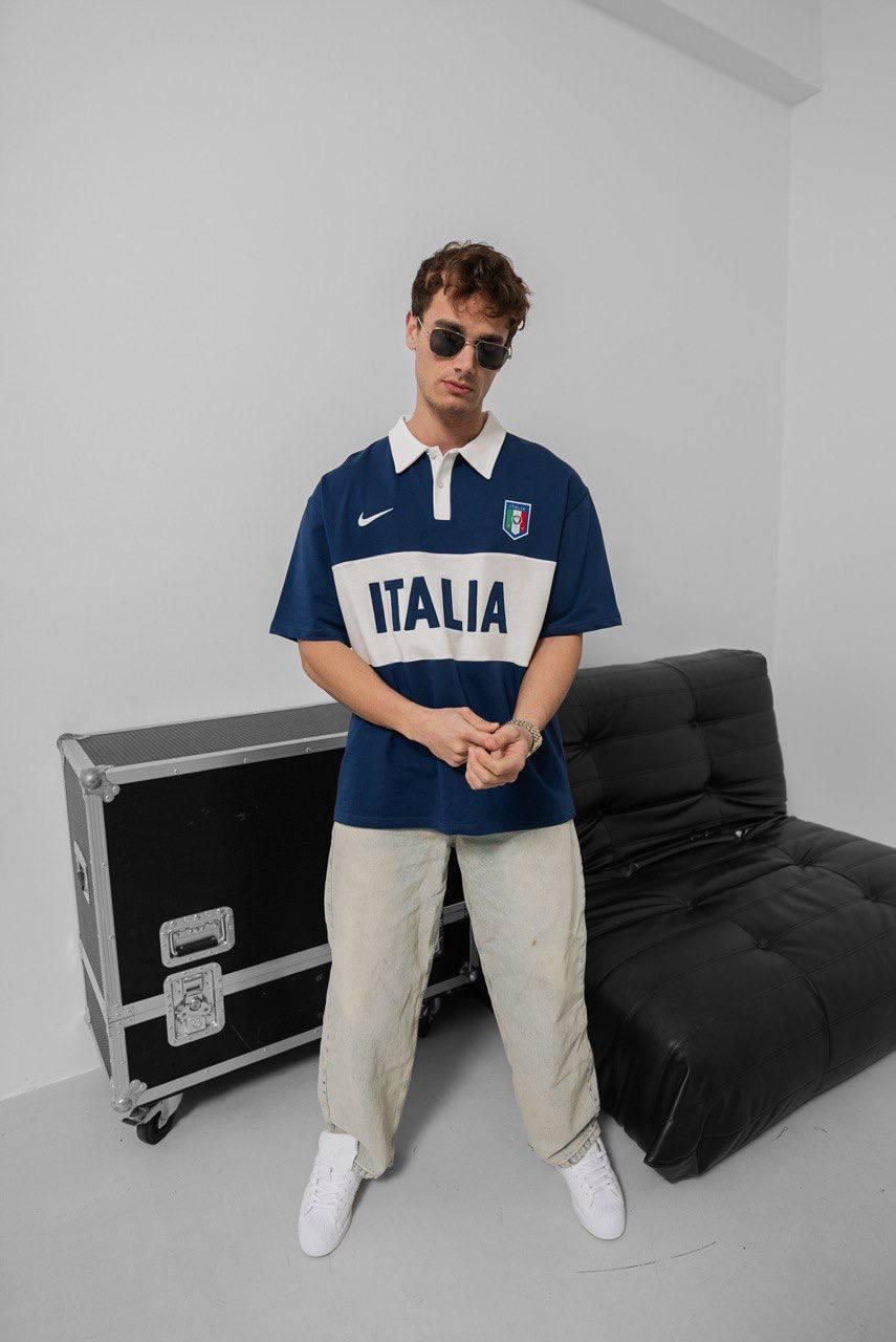 Italy Football T-Shirt - Stylish Tee for Italy National Team Fans.