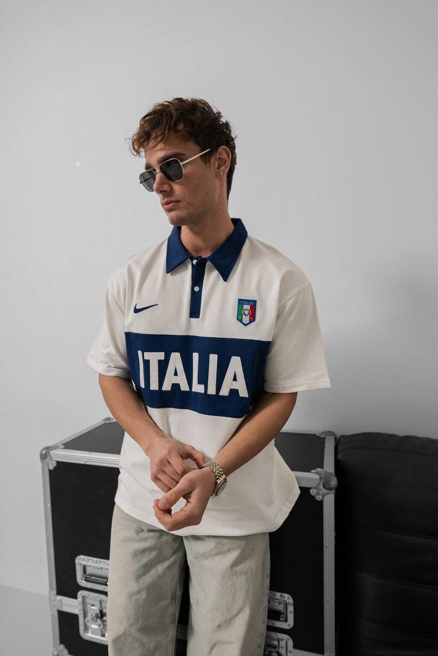 Italy Football T-Shirt - Stylish Tee for Italy National Team Fans