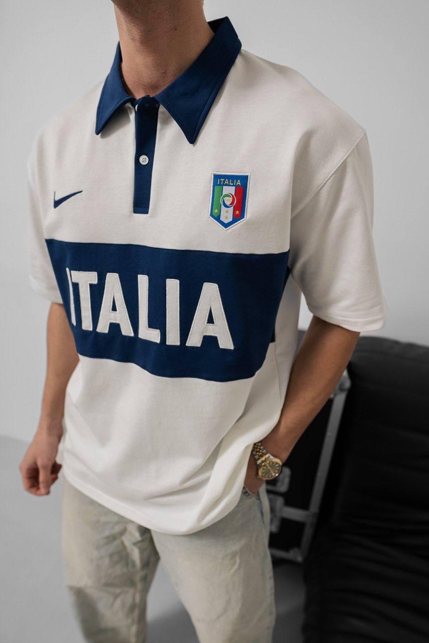 Italy Football T-Shirt - Stylish Tee for Italy National Team Fans.