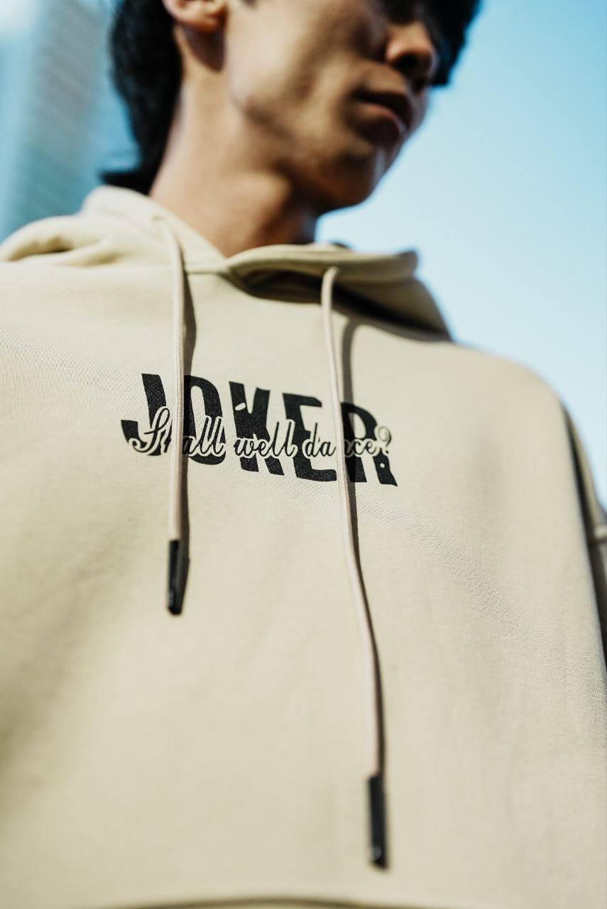 Joker "Shall We Dance?" Graphic Unisex Oversized Hoodie