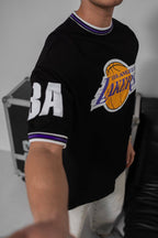 Los Angeles Lakers NBA Graphic Tee - Vintage Style Basketball T-Shirt - Retro Sports Top