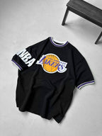 Los Angeles Lakers NBA Graphic Tee - Vintage Style Basketball T-Shirt - Retro Sports Top