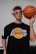 Los Angeles Lakers NBA Graphic Tee - Vintage Style Basketball T-Shirt - Retro Sports Top