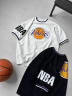 Los Angeles Lakers NBA Graphic Tee - Vintage Style Basketball T-Shirt - Retro Sports Top