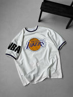 Los Angeles Lakers NBA Graphic Tee - Vintage Style Basketball T-Shirt - Retro Sports Top