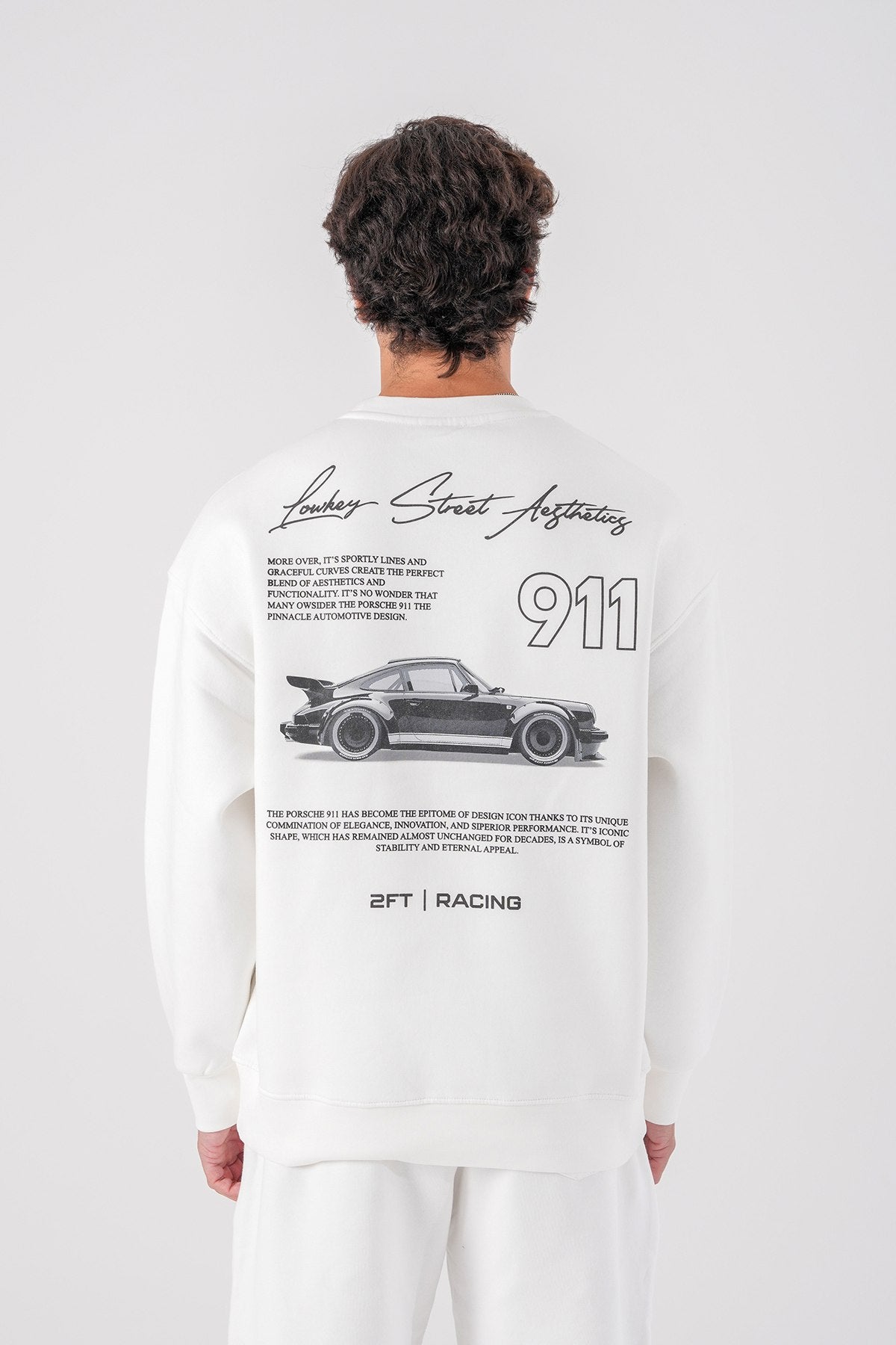 Lowkey Street Aesthetics 911 Racing Sweatshirt