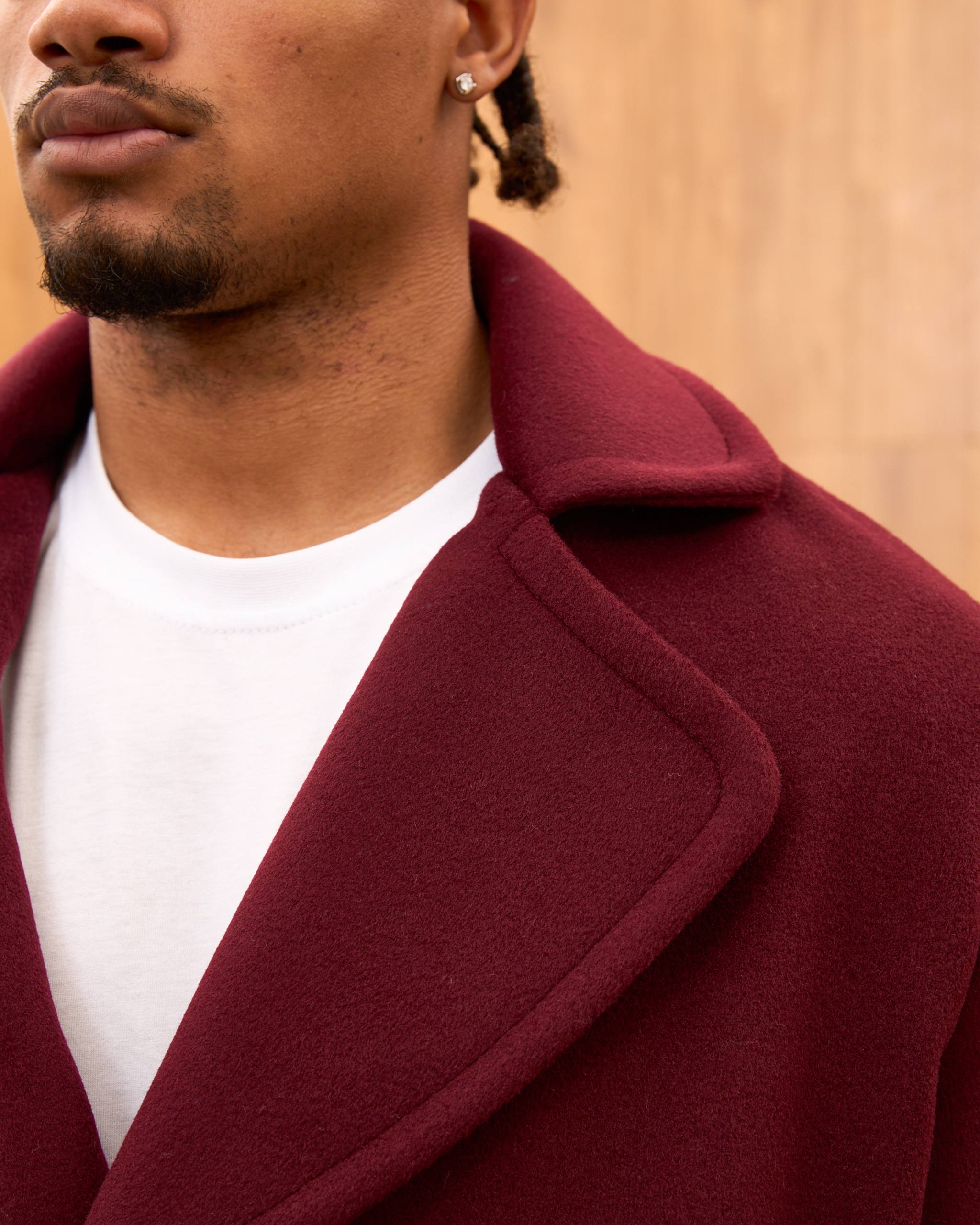 Luxury Oversized Double-Breasted Short Coat