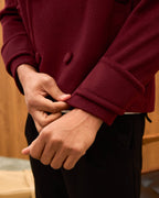 Luxury Oversized Double-Breasted Short Coat