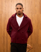 Luxury Oversized Double-Breasted Short Coat