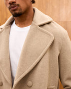 Luxury Oversized Double-Breasted Short Coat