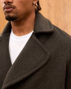 Luxury Oversized Double-Breasted Short Coat