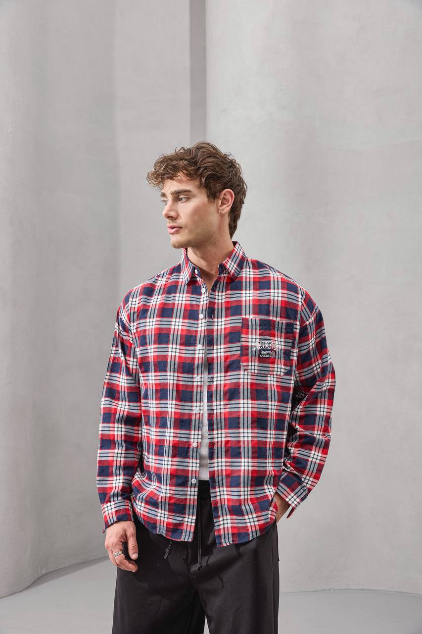 Manifest 10:10 Embroidered Flannel Shirt