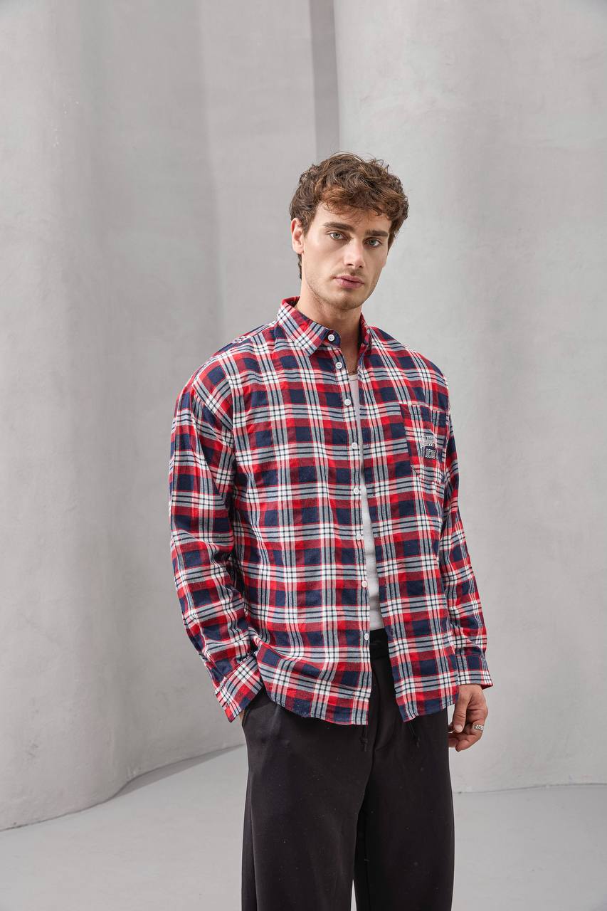 Manifest 10:10 Embroidered Flannel Shirt