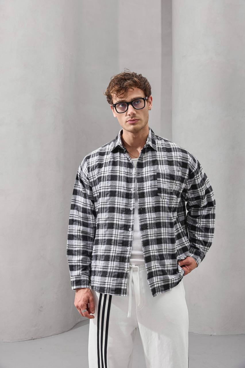 Manifest 10:10 Embroidered Flannel Shirt