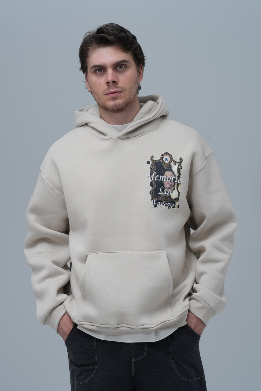 "Memories Last Forever" Surrealist Graphic Hoodie
