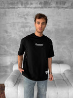 Men's Back Print Cotton T-Shirt / Souven Tapestry Graphic Tee