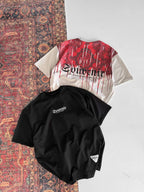 Men's Back Print Cotton T-Shirt / Souven Tapestry Graphic Tee